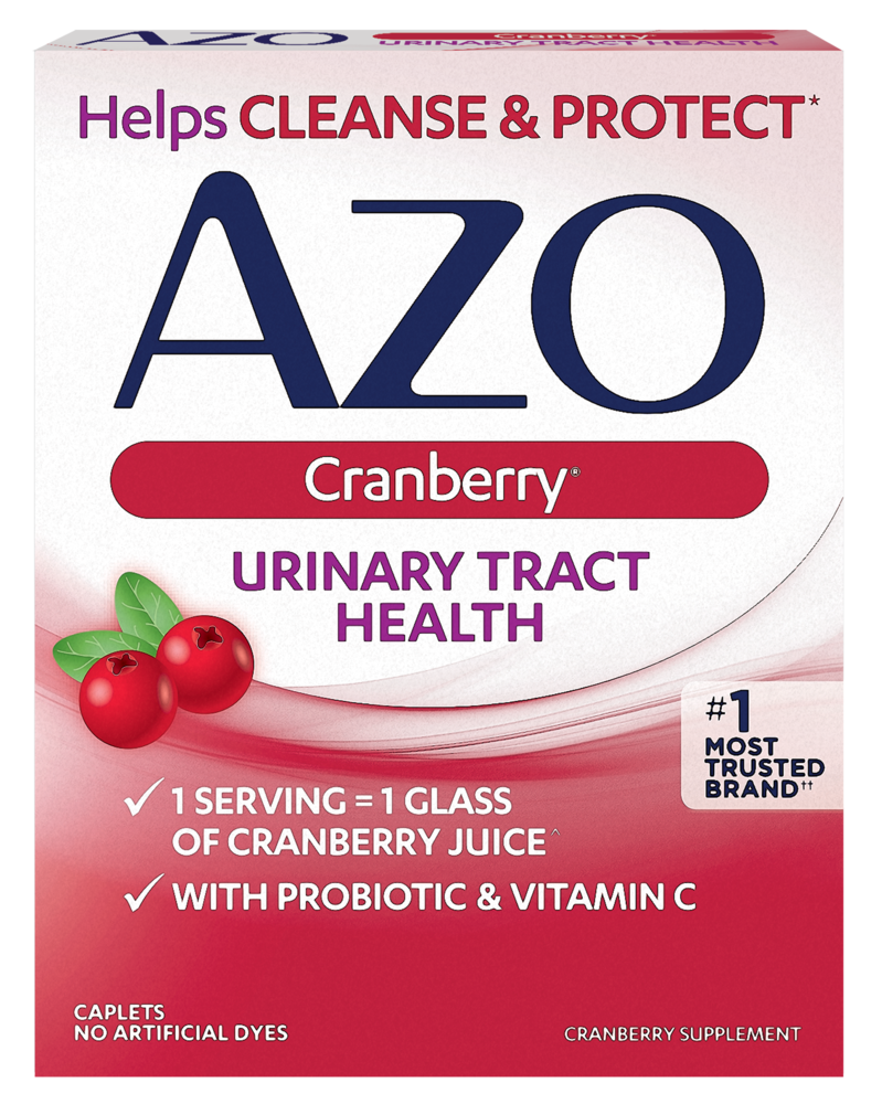 Our Azo Cranberry Caplets Supports Your Urinary Health