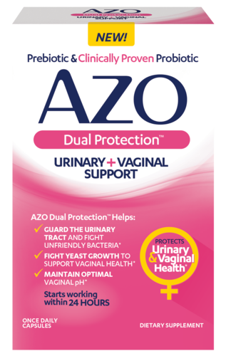 AZO Dual Protection front of package