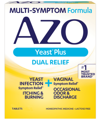 AZO Yeast Plus front of package